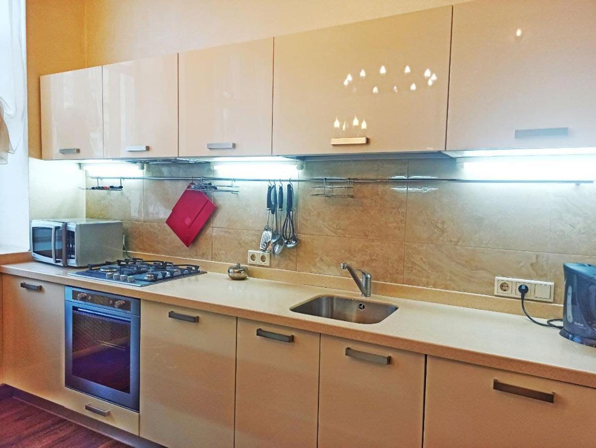 Двухуровневая Дизайнерская Квартира В Центре Киева Eksteriør billede